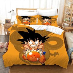 B121 Lakanat 3D Sarjakuva Anime Digipainetut Dragon Ball Vuodevaatteet Setit Lapsille Te_200x200cm 78x78in hinta ja tiedot | Pussilakanat ja tyynyliinat | hobbyhall.fi