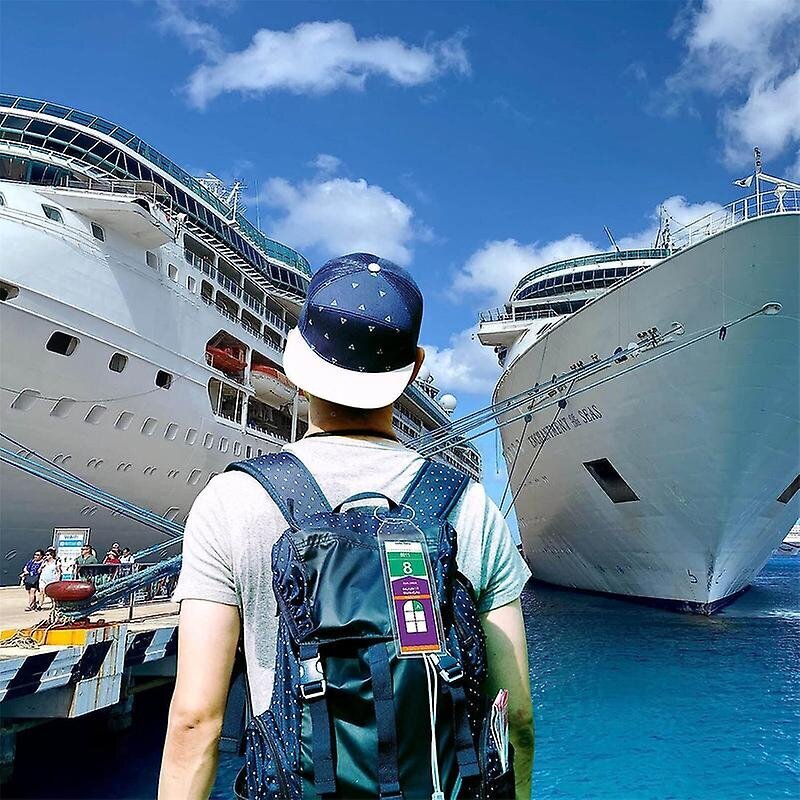 kpl risteilymatkatavaratarrat Kirkkaat vedenpitävät paksut matkatavaramerkit vetoketjulla ja teräslenkeillä Royal Caribbean -aluksille ja julkkiksille hinta ja tiedot | Jalkineiden ja vaatteiden hoitotuotteet | hobbyhall.fi