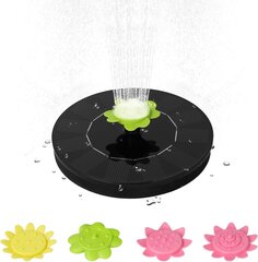 Aurinkosuihkulähde Outdoor 6V 1W aurinkolampipumppu 5 suuttimella Outdoor Fountain Vapaasti seisova harjaton vesipumppu, Pool Pond Garden Patio (130A) hinta ja tiedot | Puutarhapumput | hobbyhall.fi