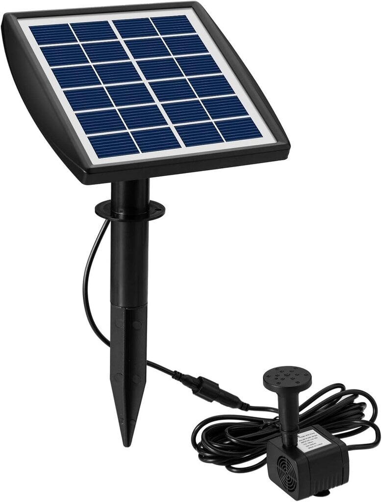 2W Solar Bird Fountain Pumppu aurinkovoimalla puutarhaan, akvaarioon, lampien sisustamiseen hinta ja tiedot | Puutarhapumput | hobbyhall.fi