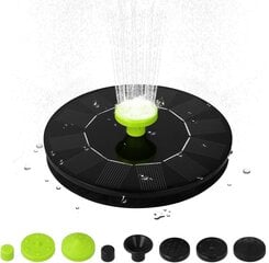 Aurinkosuihkulähde Outdoor 6V 1W Aurinkolampipumppu 5 suuttimella Outdoor Fountain Vapaasti seisova harjaton vesipumppu, Pool Pond Garden Patio hinta ja tiedot | Puutarhapumput | hobbyhall.fi