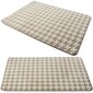 Clover Houndstooth Beige pehmomatto hinta ja tiedot | Isot matot | hobbyhall.fi