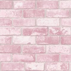 Glitter Brick -taustakuva Pinkki Debona 9806 hinta ja tiedot | Tapetit | hobbyhall.fi