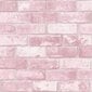 Glitter Brick -taustakuva Pinkki Debona 9806 hinta ja tiedot | Tapetit | hobbyhall.fi