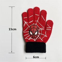 Spiderman Kids Full Finger Käsineet Ulkokäyttöön Lämmin Talvi Neulotut Lämpökäsineet Rukkaset Lahjat hinta ja tiedot | Naisten käsineet | hobbyhall.fi