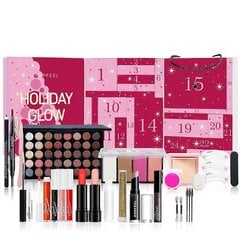 2024 Makeup Advent Calendar, 24 Yksilöllisesti pakattu kosmetiikka Naisten Tytölle, Joulu 24 päivän lähtölaskenta meikkikalenteri hinta ja tiedot | Huulipunat, huulikiillot ja huulirasvat | hobbyhall.fi