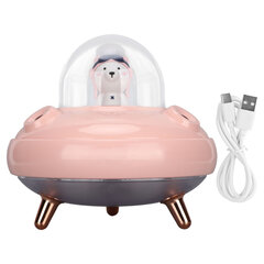 UFO Cute Mini Ilmankostutin 500 ml Double Suuttimet Pieni Cool Mist Kostutin toimistomatkoille Makuuhuone Vauvanhuone CarPink hinta ja tiedot | Ilmankuivaimet | hobbyhall.fi