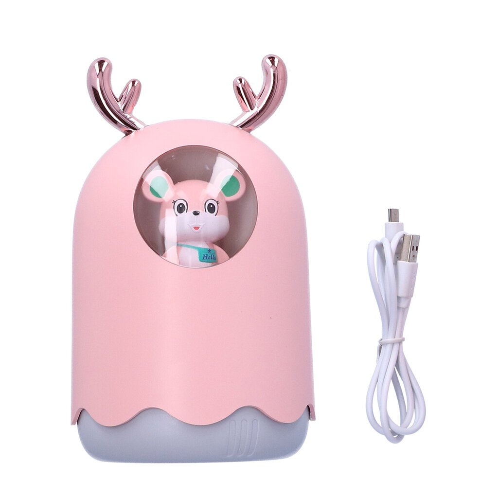 USB Home Desktop Ilmankostutin Pöytäkoneen ilmankostutin Aromadiffuusori Night Light Pink hinta ja tiedot | Ilmankuivaimet | hobbyhall.fi