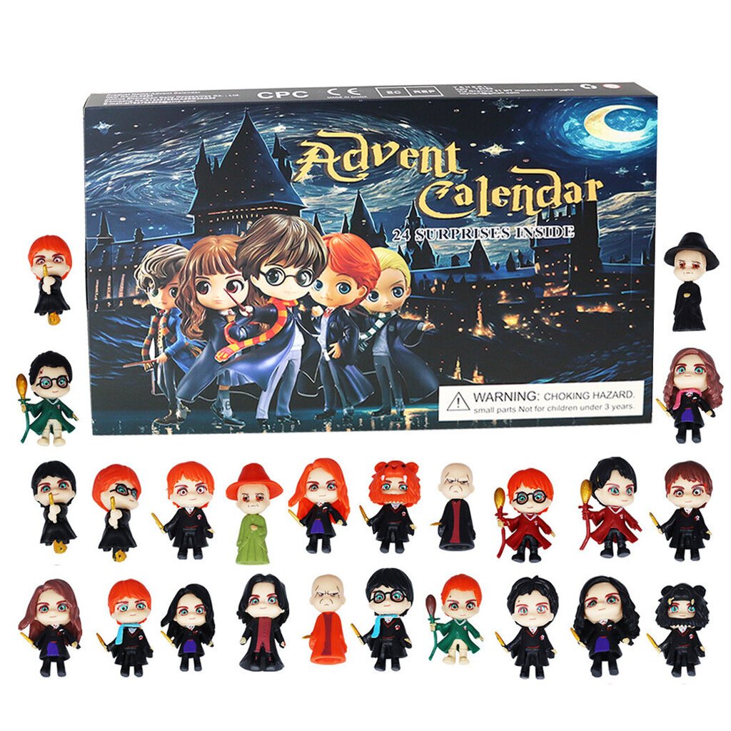 Joulun adventtikalenteri 24 päivän digitaalinen lähtölaskenta Blind Box -lelu Harry Potter -sarjaan hinta ja tiedot | Joulukoristeet | hobbyhall.fi