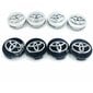 Toyota 4 62mm Wheel Center Cap mustalle logomerkille hinta ja tiedot | Kampaamotuotteet | hobbyhall.fi