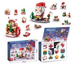 Joulun adventtikalenterin lähtölaskenta tee-se-itse rakennuspalikka kaihtimen laatikko-8972-6546 pellettejä hinta ja tiedot | Joulukoristeet | hobbyhall.fi