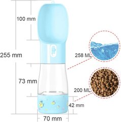 in 1 koiran vesipullo, koiran vesipullo, lemmikkieläinten kannettava vesipullo, koiran vesipullo, lemmikkieläinten kannettava vesipullo, koiran vesipullo liikkeellä. hinta ja tiedot | Koiran lelut | hobbyhall.fi