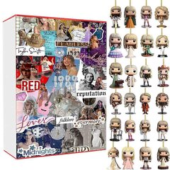 24 päivää Taylor Dolls -joulu adventtikalenteri sokealaatikko 2D akryyli Taylor riipukset lelulahjalaatikko joulupuukoristeet faneille hinta ja tiedot | Joulukoristeet | hobbyhall.fi