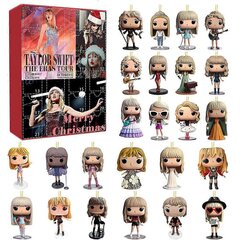 24 kpl 2D akryyli Taylor Dolls sokealaatikko 24 päivän Taylor joulun adventtikalenteri riippuva riipus lahjalaatikko joulupuiden koristeet hinta ja tiedot | Joulukoristeet | hobbyhall.fi