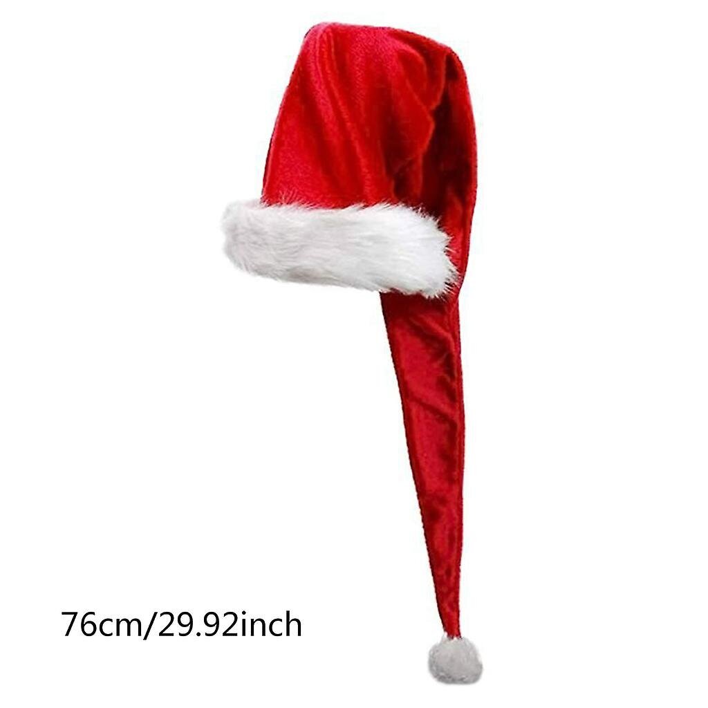 Xmas Super Long Santa Hat Jouluhattu Joulukoristeet lapsille Aikuiset hinta ja tiedot | Joulukoristeet | hobbyhall.fi