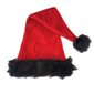 Velvet Santa Hat Mukava punainen jouluhattu joulujuhliin aikuisille hinta ja tiedot | Joulukoristeet | hobbyhall.fi