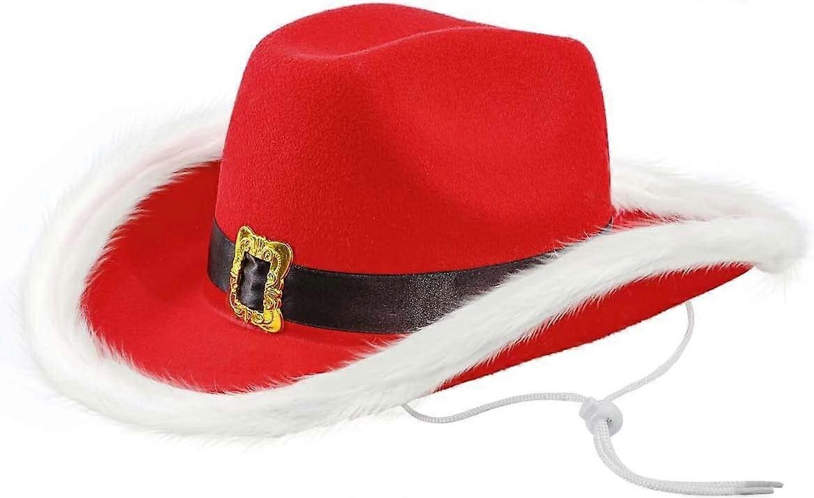 Joulupukki Cowgirl Hat Joulu Cowboy Hat hinta ja tiedot | Joulukoristeet | hobbyhall.fi