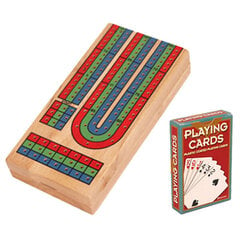 1 setti Cribbage Board Solid Wood -juhlalautapeli hinta ja tiedot | Lautapelit ja älypelit | hobbyhall.fi