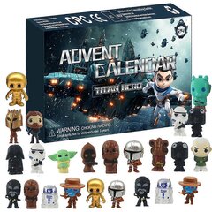 vuonna 2024 Star Wars joulun adventtikalenteri 24 päivän lähtölaskenta elokuvan hahmot hahmot nukkelelu yllätys joululahja hinta ja tiedot | Joulukuusen koristeet | hobbyhall.fi