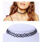 2-pack Choker kaulakoru / Halsband - Yksi koko Svart one size hinta ja tiedot | Korusetit | hobbyhall.fi