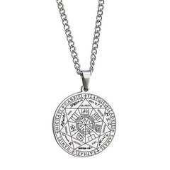 Arkkienkelit Riipus Korut Salomon Sinetti Tetragrammi Miesten Enkelit Sinetti Kaulakoru Seitsemän arkkienkelin sinetti Talisman Kaulakoru Hopea hinta ja tiedot | Korusetit | hobbyhall.fi