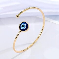 Evil Eye Cuff Rannekoru - Lucky Jewelry for Women Kulta yksi koko hinta ja tiedot | Korusetit | hobbyhall.fi