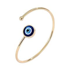 Evil Eye Cuff Rannekoru - Lucky Jewelry for Women Kulta yksi koko hinta ja tiedot | Korusetit | hobbyhall.fi