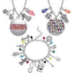 Stranger Things Charm kaulakoru ja rannekoru Alphabet Light Hal* hinta ja tiedot | Korusetit | hobbyhall.fi