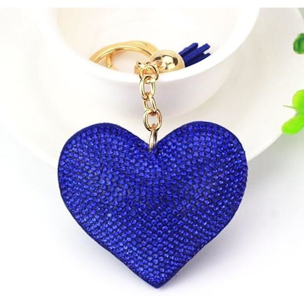 Bling Glitter Avaimenperä Kristalli tekojalokivi Love Heart Design Avaimenperä Super Muodikas Avaimenperä Charm Riipus korulaukku hinta ja tiedot | Korusetit | hobbyhall.fi