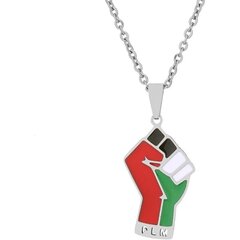 Palestiinan riipus ruostumattomasta teräksestä valmistettu kaulakoru naisille ja miehille, maakarttakoruja, päivittäisiä asusteita hinta ja tiedot | Korusetit | hobbyhall.fi