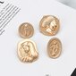 Matta kultainen kolikko Lady Of Guadalupe Virgin Mary korvakorut muotikorut hinta ja tiedot | Korusetit | hobbyhall.fi