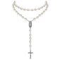 Kaulakoru Cross Pearl Fashion korut B1763 violetti hinta ja tiedot | Korusetit | hobbyhall.fi