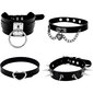 Goottilaiset korut - Goth PU -nahkainen kaulakoru naisille - Heart Punk hinta ja tiedot | Korusetit | hobbyhall.fi