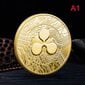 1. Plated Ripple Coin XRP CRYPTO Anniversary Ripple XRP Col Gold hinta ja tiedot | Korusetit | hobbyhall.fi