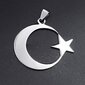 Ruostumattomasta teräksestä valmistettu Crescent Moon Star -kaulakoru miehille naisille Hengelliset islamilaiset muslimiriipus turkkilaiset uskonnolliset korut hinta ja tiedot | Korusetit | hobbyhall.fi