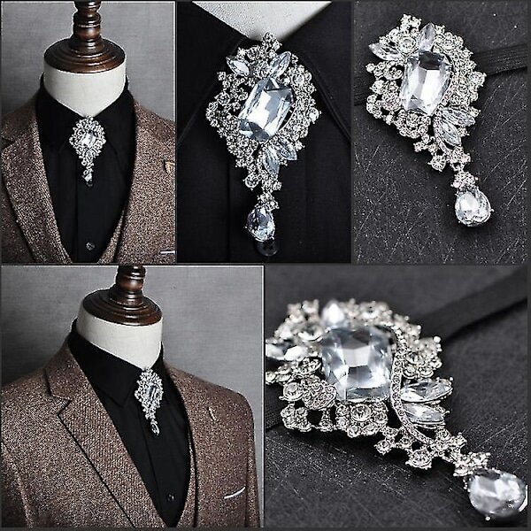 Rhinestone Bolo Bow Tie - Korkealaatuiset ylelliset miesten korut hinta ja tiedot | Korusetit | hobbyhall.fi