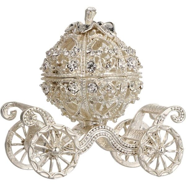 Cinderella Pumpkin Carriage Koristeellinen saranoitu korukoristelaatikko hinta ja tiedot | Korusetit | hobbyhall.fi