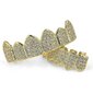 18k kullattu Macro Pave Cz Iced-out Grillz ylimääräisillä muotoilutangoilla mukana hinta ja tiedot | Korusetit | hobbyhall.fi