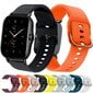 20mm 22mm silikoniranneke Amazfit Bip3 3Pro GTS2 2E 3 4Mini GTR GTR2 Smart Watch Ranneke Samsung Galaxy Watchiin 6 5 4 Classic S3 hinta ja tiedot | Älykellojen ja aktiivisuusrannekkeiden lisätarvikkeet | hobbyhall.fi