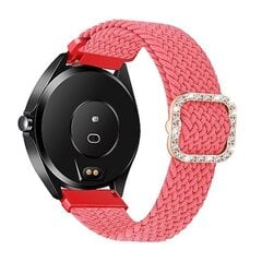 Garmin Venu/vivoactive 3 20mm yleissäädettävälle punottu elastinen timanttisolki kello JXP Pink hinta ja tiedot | Älykellojen ja aktiivisuusrannekkeiden lisätarvikkeet | hobbyhall.fi