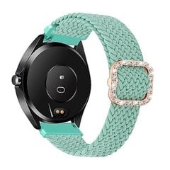 Garmin Venu/vivoactive 3 20mm yleissäädettävälle punottulle elastiselle timanttisolkikellolle JXP Grass Green hinta ja tiedot | Älykellojen ja aktiivisuusrannekkeiden lisätarvikkeet | hobbyhall.fi