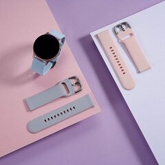 Pack ranneke, joka on yhteensopiva Samsung Galaxy Watchin pehmeän silikonirannekkeen kanssa Galaxy Watch Active/Watch 3/Gear Sport Pinkki/Vaaleansininen/harmaa hinta ja tiedot | Älykellojen ja aktiivisuusrannekkeiden lisätarvikkeet | hobbyhall.fi