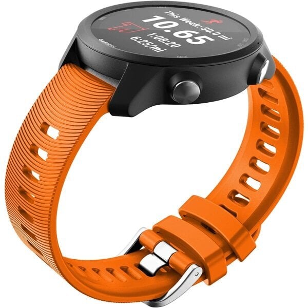 Hihna Garmin Vivomove HR / Vivoactive 3 / Vivoactive 3 Music / Forerunner 245/645 Music, 20 mm Premium silikoni QuickFit hihnat, useita värejä (O hinta ja tiedot | Älykellojen ja aktiivisuusrannekkeiden lisätarvikkeet | hobbyhall.fi