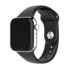 Sopii Apple Watchin silikonirannekkeeseen 38/40/41mm Musta hinta ja tiedot | Älykellojen ja aktiivisuusrannekkeiden lisätarvikkeet | hobbyhall.fi