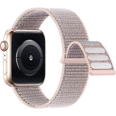 Yhteensopiva Apple Watch Rannekoreiden kanssa Nailon Sports Range naisille Miesten iWatch Series Ultra 8 7 6 5 4 3 2 1 SE (38/40/41mm, Pink Sand) hinta ja tiedot | Älykellojen ja aktiivisuusrannekkeiden lisätarvikkeet | hobbyhall.fi