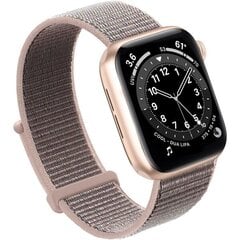 Yhteensopiva Apple Watch Rannekoreiden kanssa Nailon Sports Range naisille Miesten iWatch Series Ultra 8 7 6 5 4 3 2 1 SE (38/40/41mm, Pink Sand) hinta ja tiedot | Älykellojen ja aktiivisuusrannekkeiden lisätarvikkeet | hobbyhall.fi