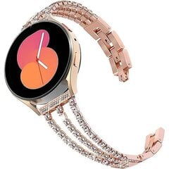 Yhteensopiva Samsung Galaxy Watch 4 -rannekkeen 40 mm 44 mm, 20 mm:n hihnan kanssa Galaxy Watch Active 2 -hihnalle 40 mm 44 mm, Garmin Vivoactive 3 -hihnalle hinta ja tiedot | Älykellojen ja aktiivisuusrannekkeiden lisätarvikkeet | hobbyhall.fi