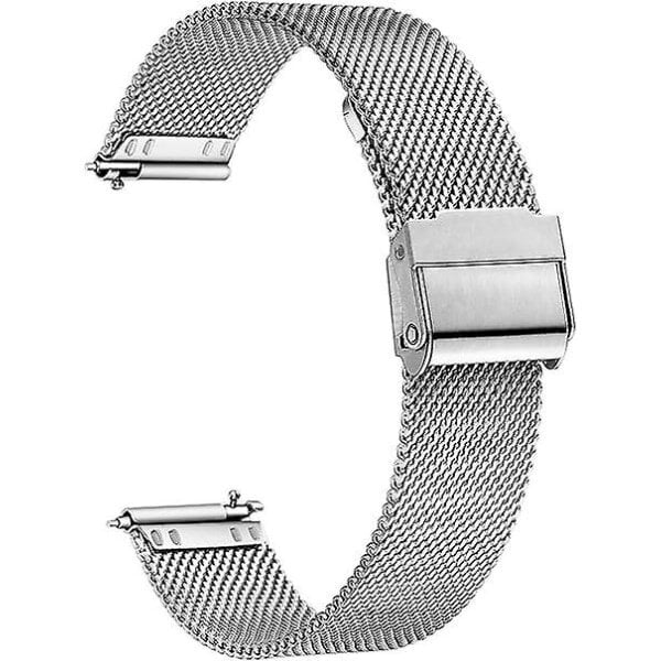 12mm soveltuva Dw ruostumaton teräs 06 metalliverkko hihnalla Apple Samsung Watch3 Milano Nice kaksinkertainen taitettava solki Huawei Gt2 hinta ja tiedot | Älykellojen ja aktiivisuusrannekkeiden lisätarvikkeet | hobbyhall.fi