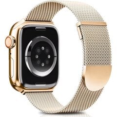 Päivitetty hihna yhteensopiva Apple Watchin kanssa 42mm 44mm 45mm 49mm, magneettisäädettävä iWatch Series 9 8 7 6 5 4 3 2 1 SE, Rose Gold hinta ja tiedot | Älykellojen ja aktiivisuusrannekkeiden lisätarvikkeet | hobbyhall.fi