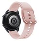 Samsung Galaxy Watch 3 (45mm) yksinkertainen silikoniranneke - vaaleanpunainen vaaleanpunainen hinta ja tiedot | Älykellojen ja aktiivisuusrannekkeiden lisätarvikkeet | hobbyhall.fi